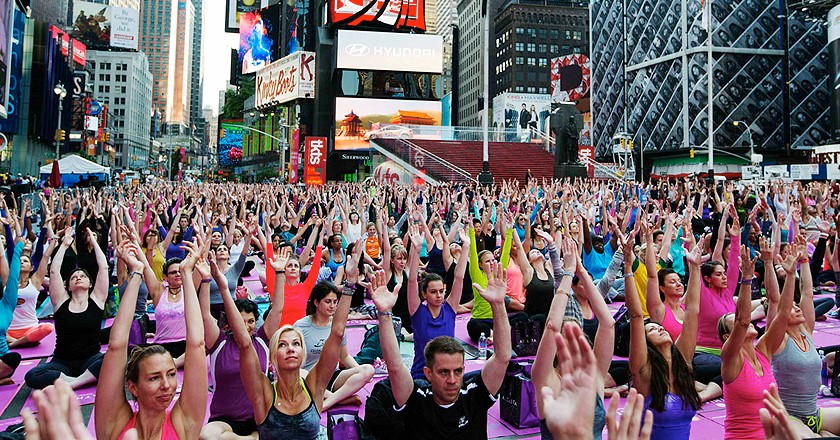 How yoga came to the UN
