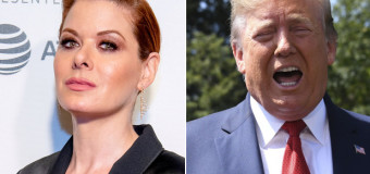 Trump rips Debra Messing for wanting to shame his campaign donors