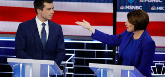Amy Klobuchar shuns Pete Buttigieg’s handshake after tense Las Vegas debate
