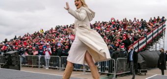 Ivanka Trump compares her dad to Winston Churchill at Michigan rally