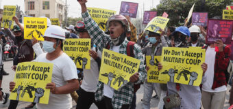 Two dead in Myanmar protest causing leaders calling for people to defend themselves