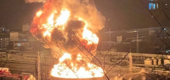 Crucial Russian oil refinery ignited during Ukrainian drone assault